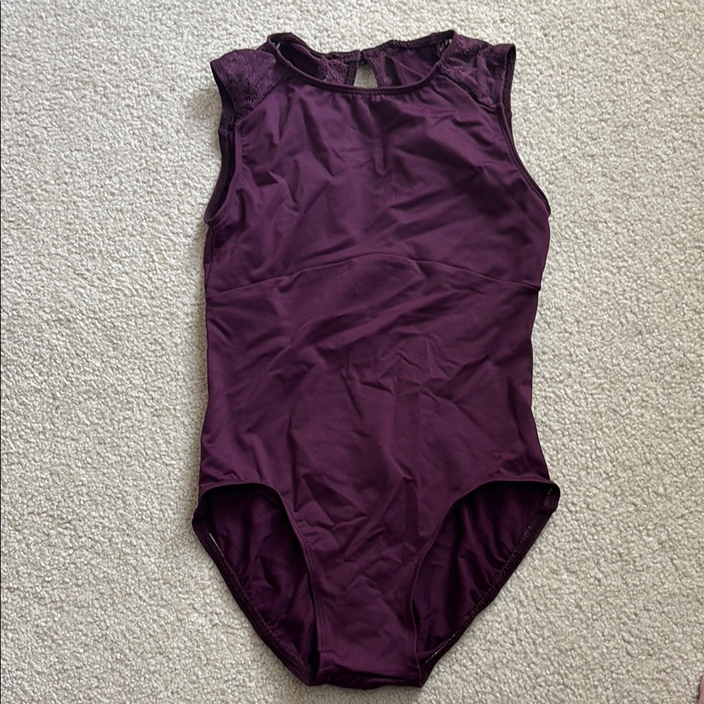 AINSLIEWEAR burgandy leotard - size XS/Petite